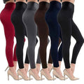 3-Pack: Women’s Fleece Lined Leggings High Waist Soft Stretchy Warm Leggings by DailySale