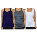3-Pack: Women's Moisture Wicking Racerback Tank by DailySale