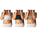 3-Pack: Women's Seamless Strapless Bandeau Crop Tube Top Bra Bralettes by DailySale