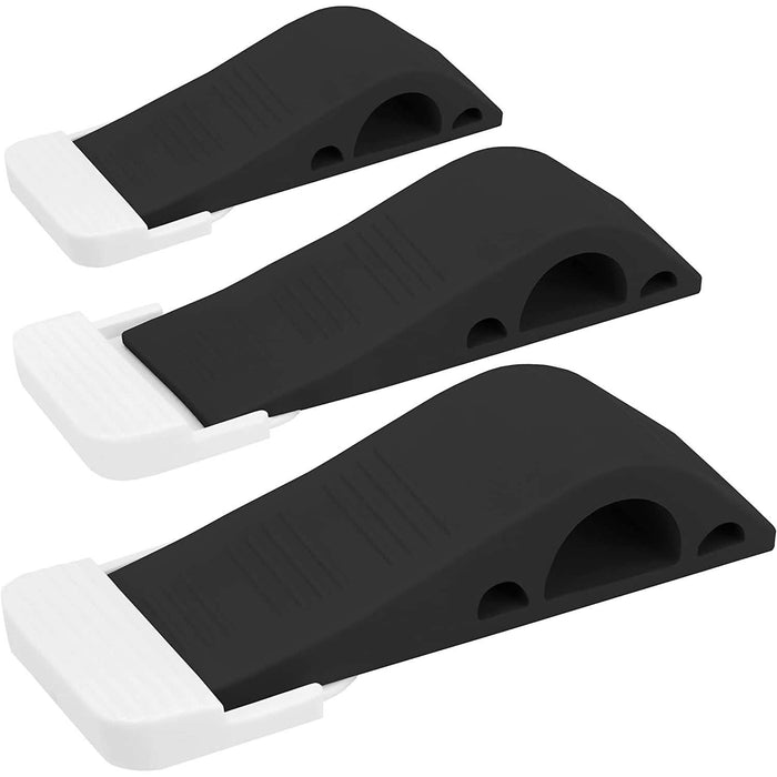 3-Pack: Wundermax Rubber Security Door Stoppers by DailySale