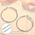 3-Pairs: Big Hoop Earrings by DailySale