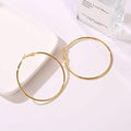 3-Pairs: Big Hoop Earrings by DailySale