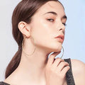 3-Pairs: Big Hoop Earrings by DailySale