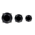 3-Pairs: Elements of Love Crystal Stud Earrings by DailySale