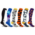 3-Pairs: Halloween Fun Knee High Compression Socks by DailySale