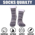 3-Pairs: Men's Assorted Soft Fluffy Sherpa Slipper Socks by DailySale