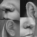 3-Pairs: Sterling Silver Small Hoop Earrings Set by DailySale