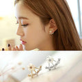 3-Pairs: Women's Crystal Flower Daisy Earrings by DailySale