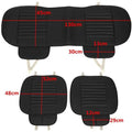 3-Piece: Breathable Bamboo PU Leather Car Seat Cover by DailySale