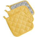 3-Piece: DII Basic Terry Collection Quilted 100% Cotton Potholder by DailySale