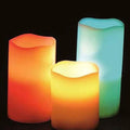 3-Piece: Flameless LED Color-Changing Candles by DailySale