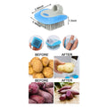 3-Piece: Fruit and Vegetable Brush Cleaner Scrubber with Soft Bristles by DailySale