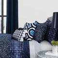 3-Piece: Global Indigo Mudcloth Cotton Quilt Set by DailySale