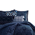 3-Piece: Global Indigo Mudcloth Cotton Quilt Set by DailySale