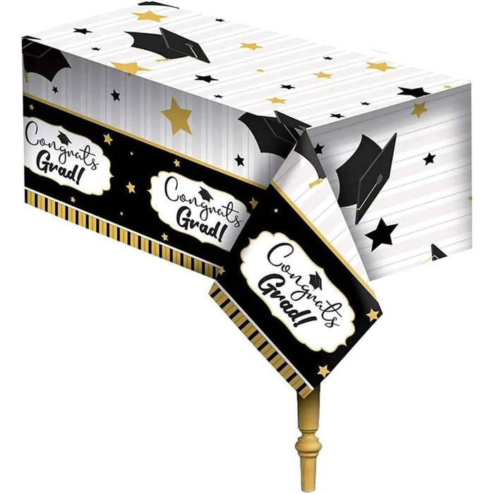 3-Piece: Graduation Party Table Cover by DailySale