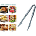 3-Piece: Heavy-Duty BBQ Grilling Stainless Steel Spatula Fork and Tongs by DailySale