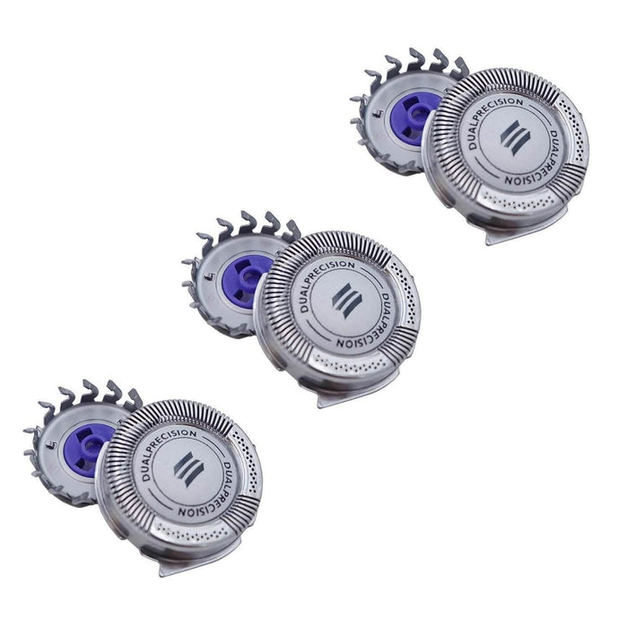 3-Piece: HQ8 Dual Precision Replacement Heads for Philips Norelco Shavers by DailySale