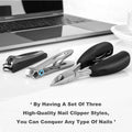 3-Piece: Large Nail Clippers Set by DailySale