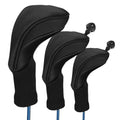 3-Piece: Long Neck Mesh Golf Club Head Cover by DailySale