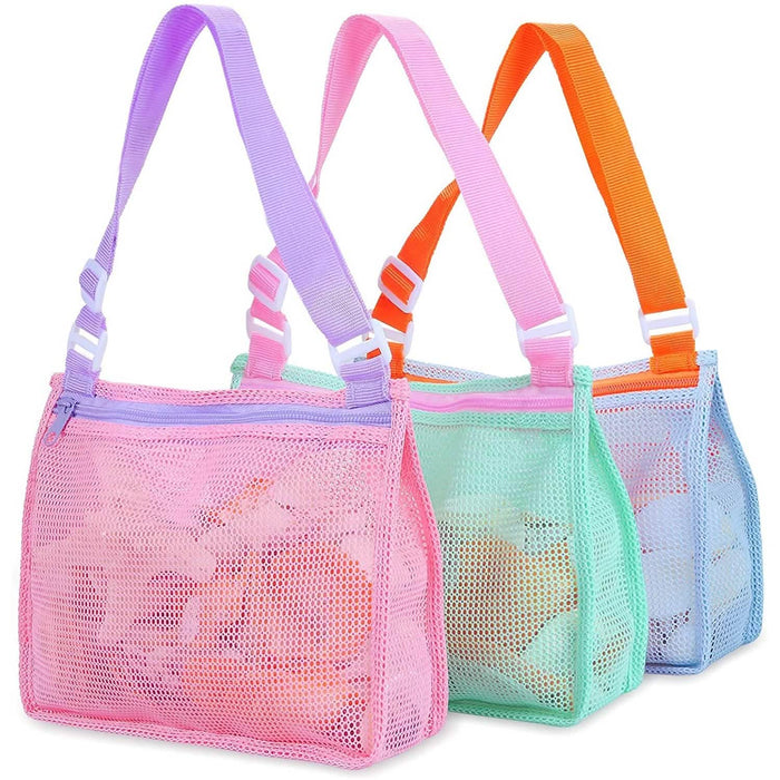 3-Piece: Mesh Toy Beach Bag by DailySale