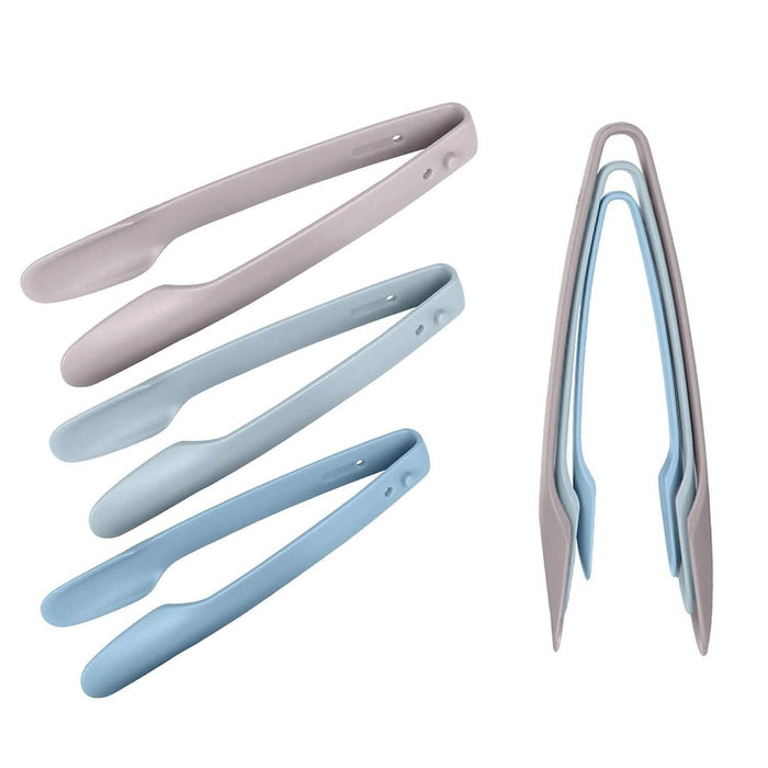 3-Piece: Non-Slip Multifunctional Food Tongs Clamps Cooking Kitchen Gadget by DailySale