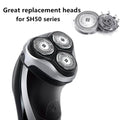 3-Piece: Replacement Shaver Heads for Norelco Philips SH50 by DailySale