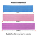 3-Piece: Resistance Loop Bands Hip Legs Training Set by DailySale