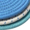 3-Piece Set: 100% Pure Cotton Thread Weave Hot Pot Holders by DailySale