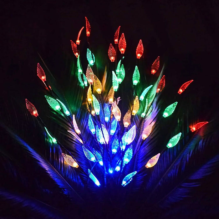 3-Piece Set: 60 LED Solar Garden Lights Tree Branch Leaf Shape Lamp by DailySale