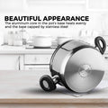 3-Piece Set: Chef's Star Stainless Steel Cookware 2 Quart Steamer Basket Set by DailySale