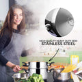 3-Piece Set: Chef's Star Stainless Steel Cookware 2 Quart Steamer Basket Set by DailySale