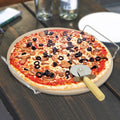 3-Piece Set: Deluxe Pizza Stone and Cutter Set by DailySale