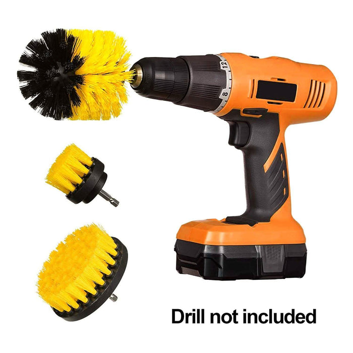 3-Piece Set: Drill Brush Power Scrubber by DailySale