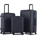3-Piece Set: Hardshell Lightweight Suitcase with TSA Lock Spinner Wheels by DailySale