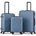3-Piece Set: Hardshell Lightweight Suitcase with TSA Lock Spinner Wheels by DailySale