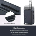 3-Piece Set: Hardshell Lightweight Suitcase with TSA Lock Spinner Wheels by DailySale
