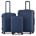 3-Piece Set: Hardshell Lightweight Suitcase with TSA Lock Spinner Wheels by DailySale