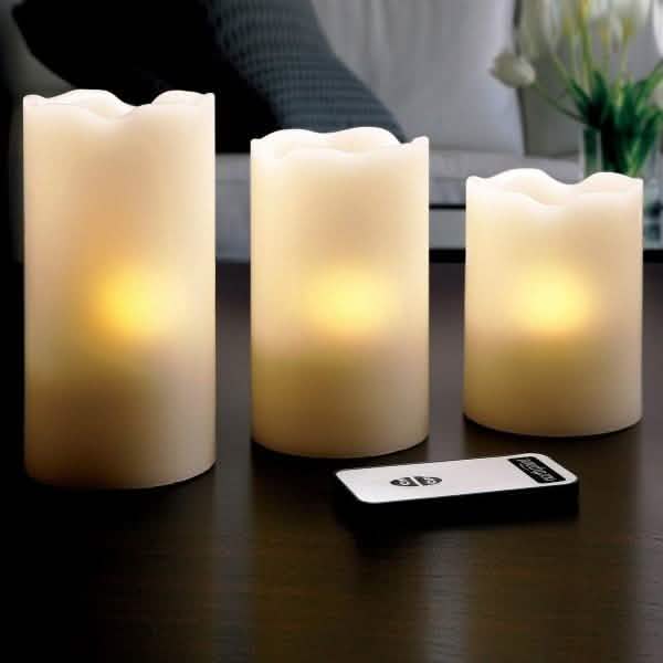 3-Piece Set: LED Flicker Candles by DailySale