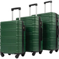 3-Piece Set: Luggage Set Hardside Spinner Suitcase With TSA Lock by DailySale