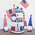 3-Piece Set: Patriotic Gnome Plush Standing Statues by DailySale