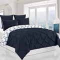 3-Piece Set: Reversible Premium Pintuck Duvet Cover and Shams by DailySale