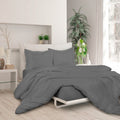 3-Piece Set: Royale Double Brushed Duvet Covers Set With Button Closure & Corner Ties by DailySale
