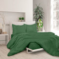 3-Piece Set: Royale Double Brushed Duvet Covers Set With Button Closure & Corner Ties by DailySale