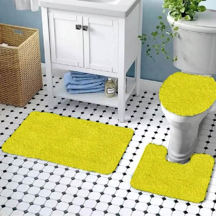 3-Piece Set: Simple Elegance by Ben&Jonah Bath Rug by DailySale
