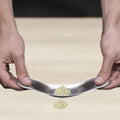 3-Piece Set: Stainless Steel Garlic Crusher Press and Peeler with Cleaning Brush by DailySale