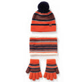 3-Piece Set: Winter Kids Knitted Warm Beanie Hat and Glove for 4-7 Years Old by DailySale