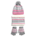 3-Piece Set: Winter Kids Knitted Warm Beanie Hat and Glove for 4-7 Years Old by DailySale