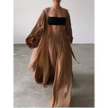3-Piece Set: Women's Boho Solid Color Plus Size by DailySale