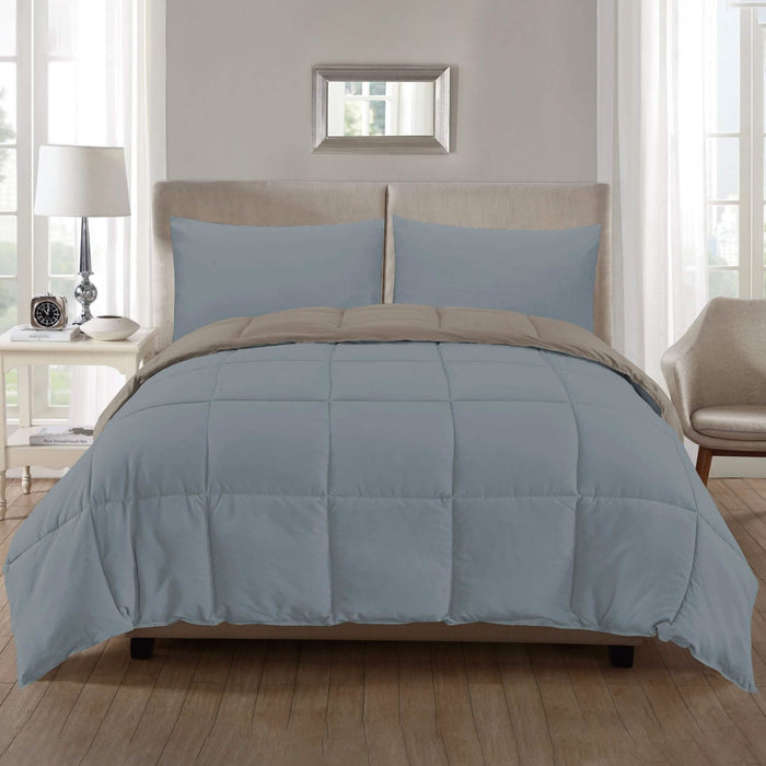 3-Piece: Ultra Soft Premium Down Alternative Reversible Comforter All Season by DailySale