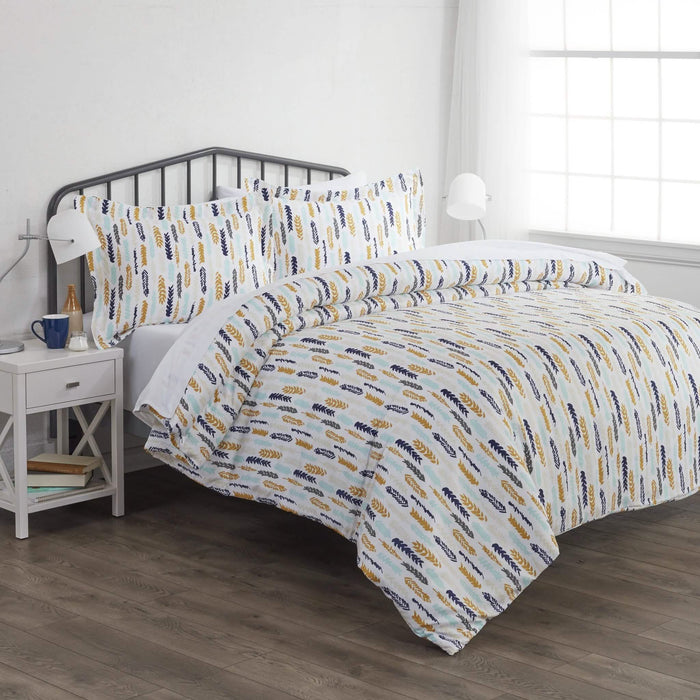 3-Piece: Wings Patterned Duvet Cover Set by DailySale